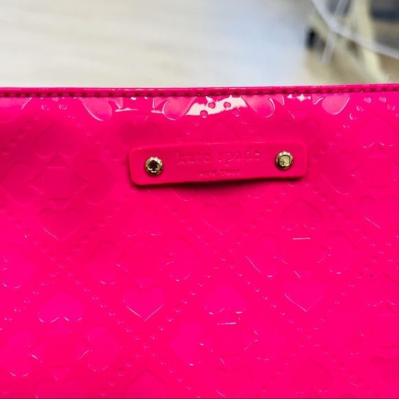 Kate Spade Hot Pink Patent Emerald Ave Crossbody - Picture 5 of 15